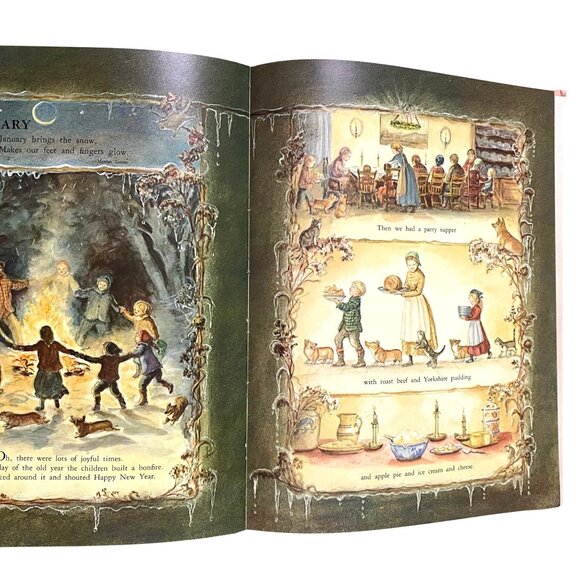 A Time to Keep The Tasha Tudor Book of Holidays Hardcover Vtg 70s 1st Printing - Picture 5 of 6